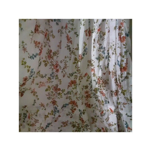 NWT By Anthropologie Sleeveless Smocked Waist Ruffled Midi Dress Size XL - Picture 8 of 15